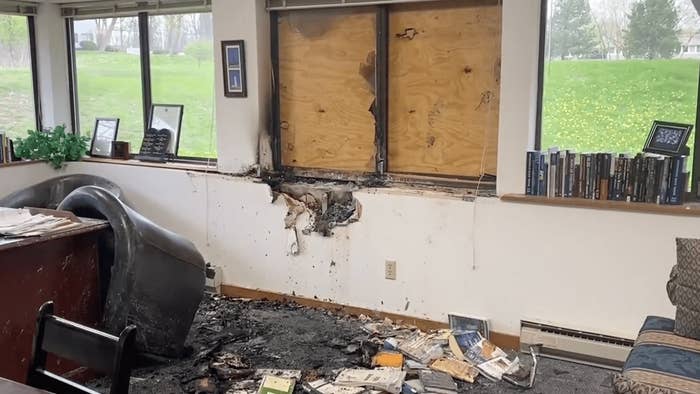 Result of fire at Madison anti-abortion headquarters