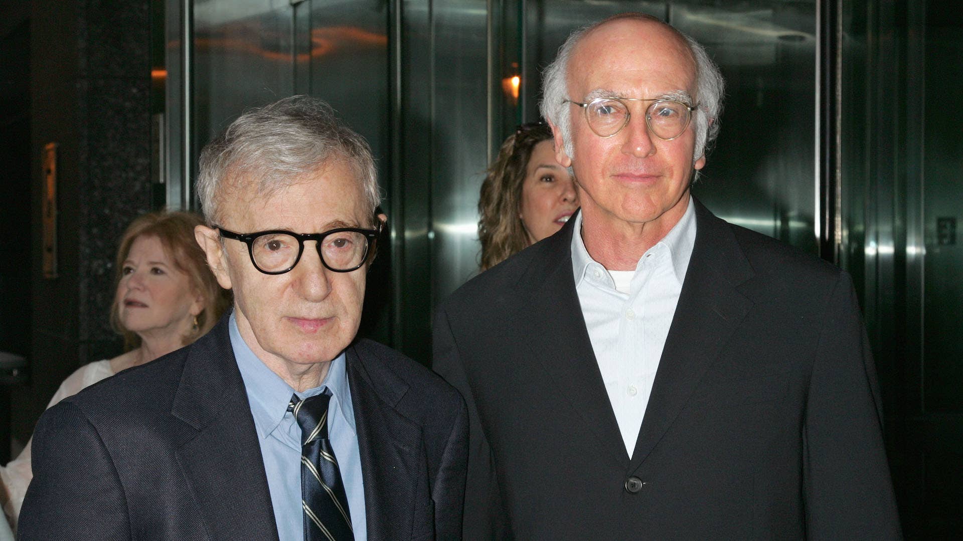 Director Woody Allen and Actor Larry David