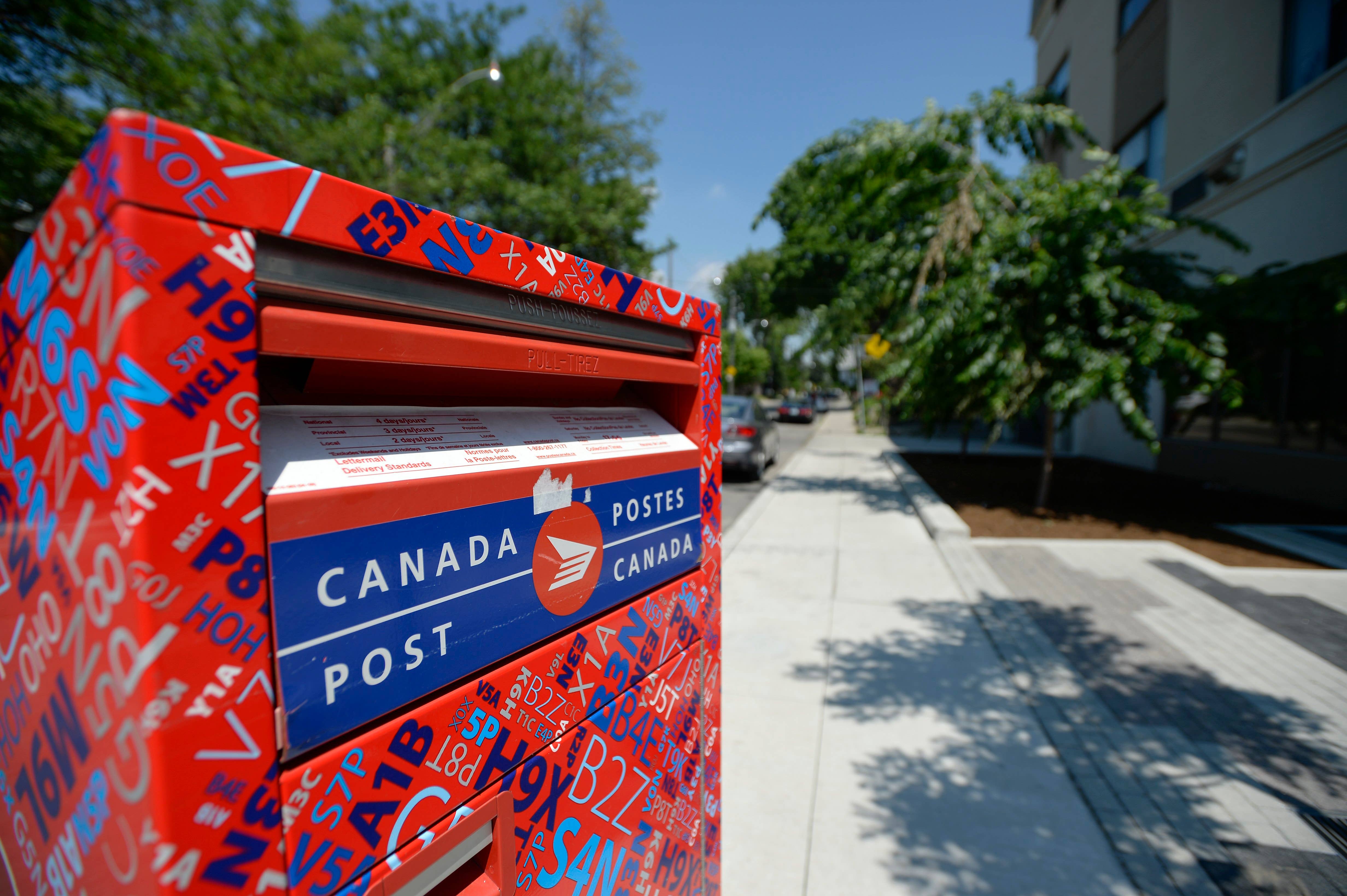 Canada post mailbox picture