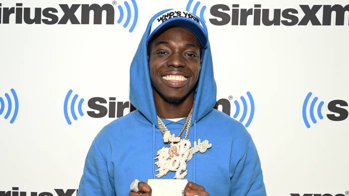 Rapper Bobby Shmurda visits SiriusXM Studios on October 05, 2022