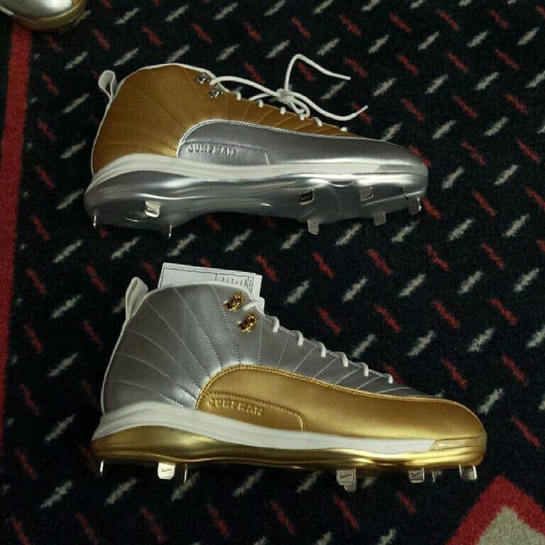 MLB's Jordan Athletes Receive Custom Air Jordan 12 Cleats for