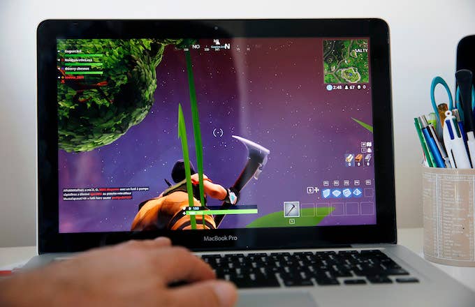 A gamer plays the video game &#x27;Fortnite: Battle Royale&#x27;