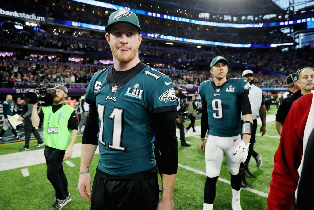 Carson Wentz Nick Foles Super Bowl LII 2019