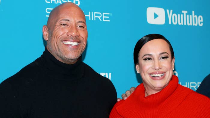 Dwayne Johnson and Dany Garcia