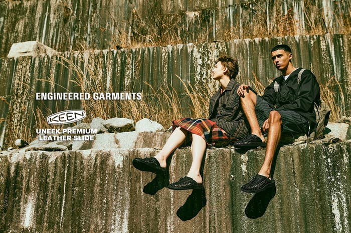 Engineered Garments Link Up with KEEN for a Summer-Ready SS21 Slide ...
