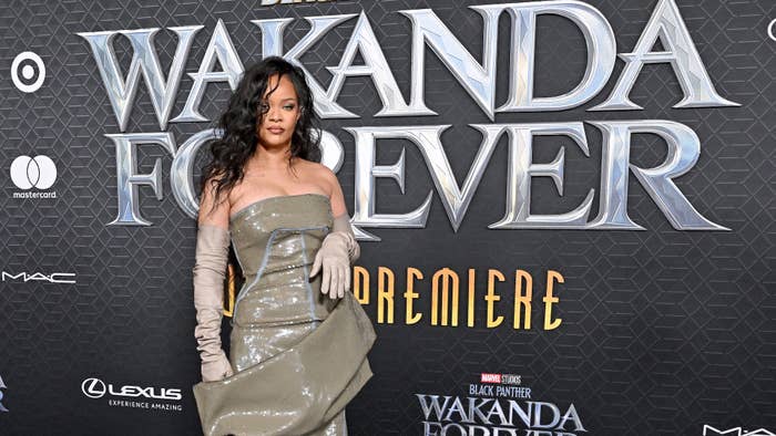 Rihanna attends Marvel Studios&#x27; &quot;Black Panther 2: Wakanda Forever&quot; Premiere