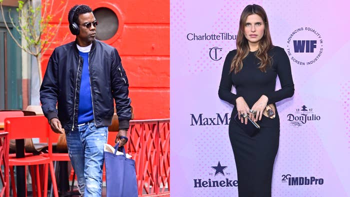 Chris Rock and Lake Bell are seen in photos