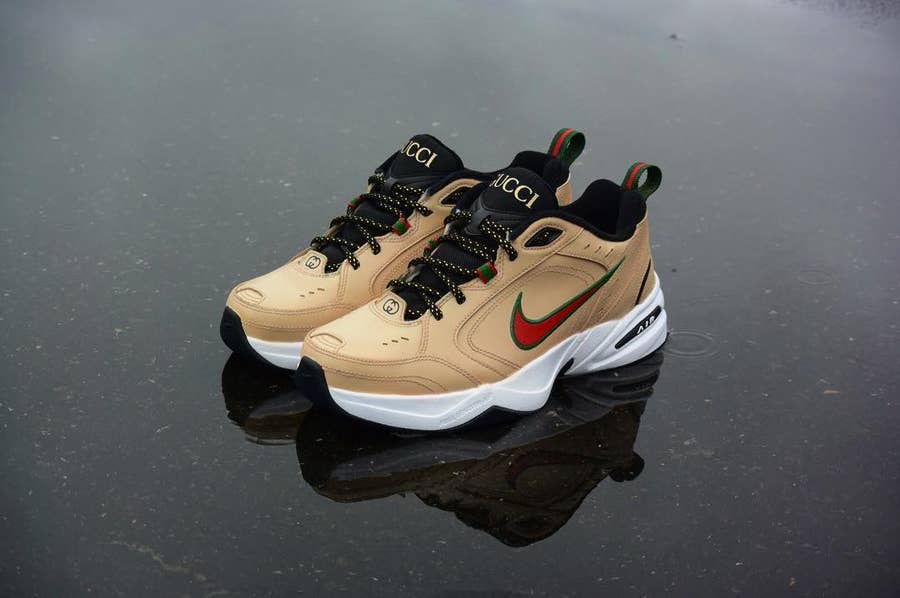How to Customize Nike Air Monarchs! Safari Pack Dad Shoes