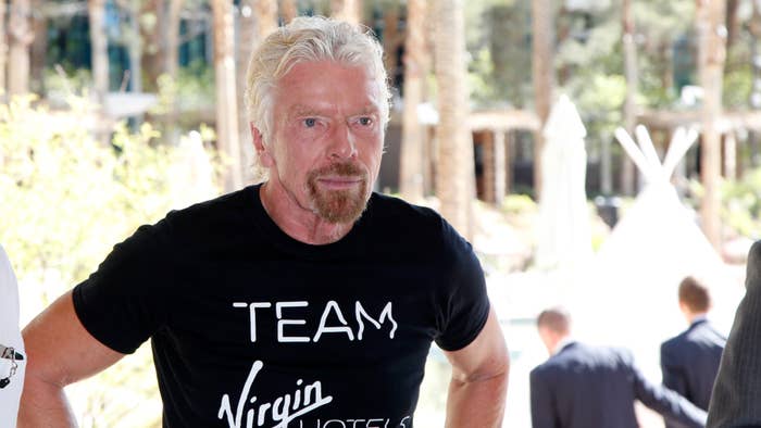 Sir Richard Branson attends the &quot;Unstoppable Weekend&quot; kick off event.