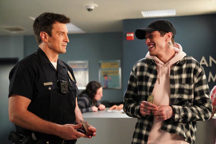 Nathan Fillion and Pete Davidson star in new episode of &quot;The Rookie.&quot;