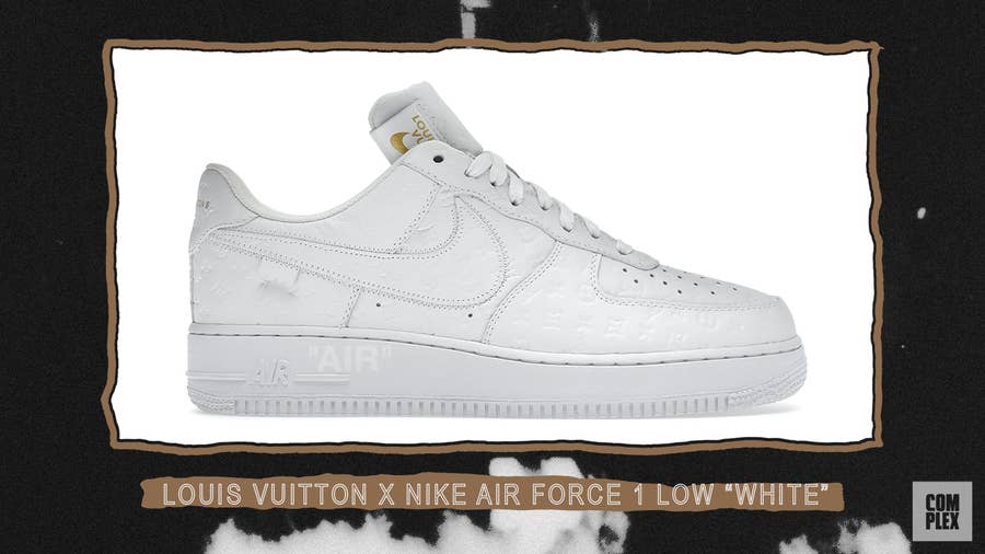The Most Expensive Sneaker of 2022: Louis Vuitton x Nike Air Force 1 [via  @complexsneakers] Link in bio for the full list👟