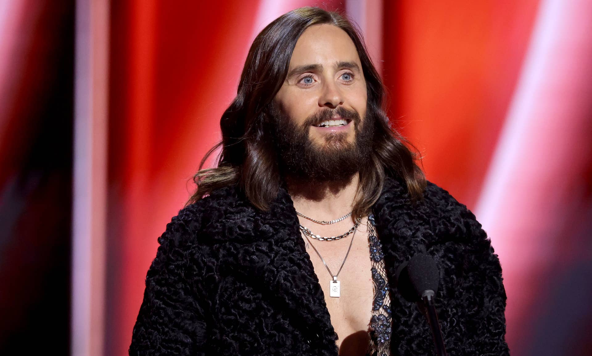 Jared Leto at the 64th Annual Grammy Awards