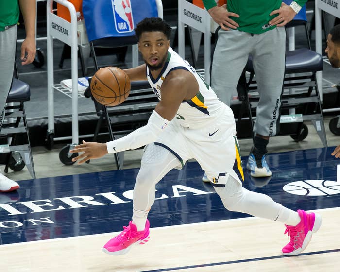 Donovan Mitchell Jazz Celtics Utah 2021