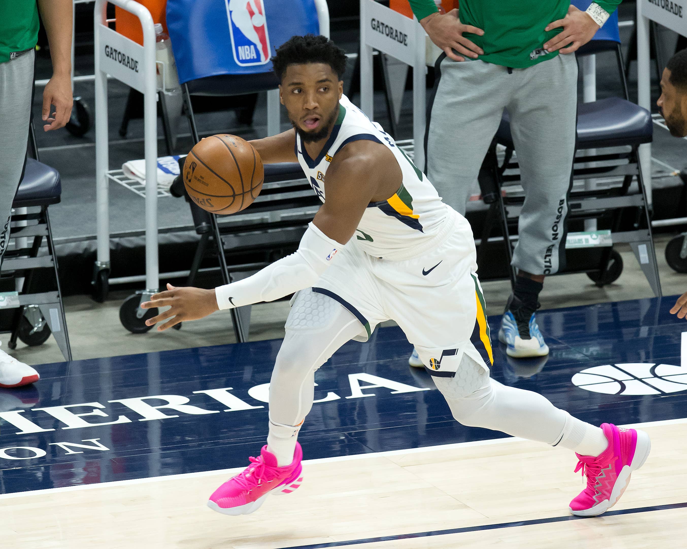 Donovan Mitchell Jazz Celtics Utah 2021