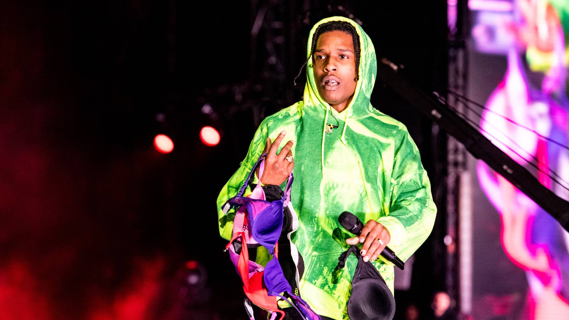 ASAP Rocky performs during 2019 Rolling Loud LA.