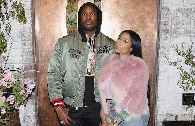 Meek Mill, Nicki Minaj social media