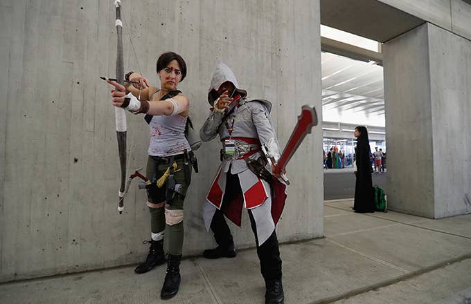 Lara Croft and Ezio