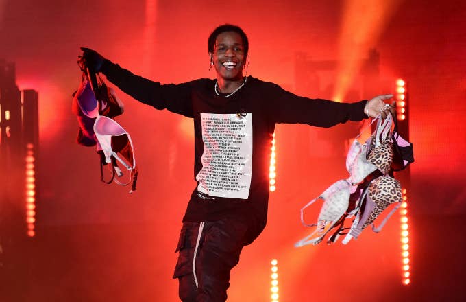 A$AP Rocky performs live during Rolling Loud music festival