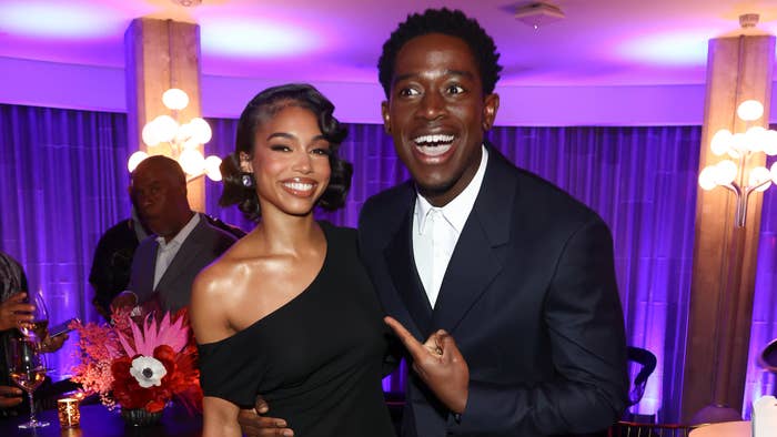 Lori Harvey and Damson Idris at Snowfall premiere