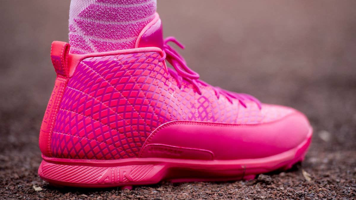 Mookie Betts Air Jordan 12 Mother's Day Cleats