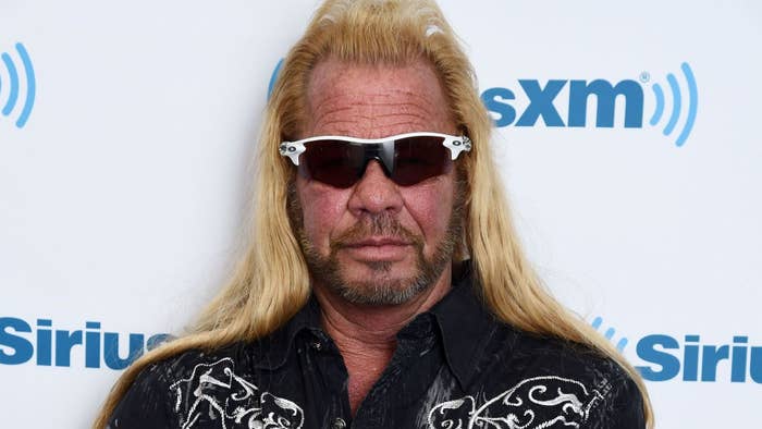 Dog the Bounty Hunter poses for a photo