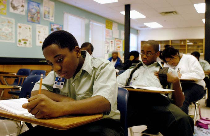 High school students in Maryland in 2004.