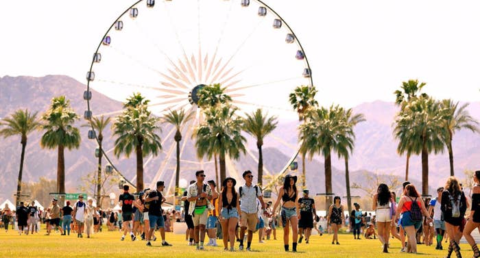 Coachella festival in Indio, California