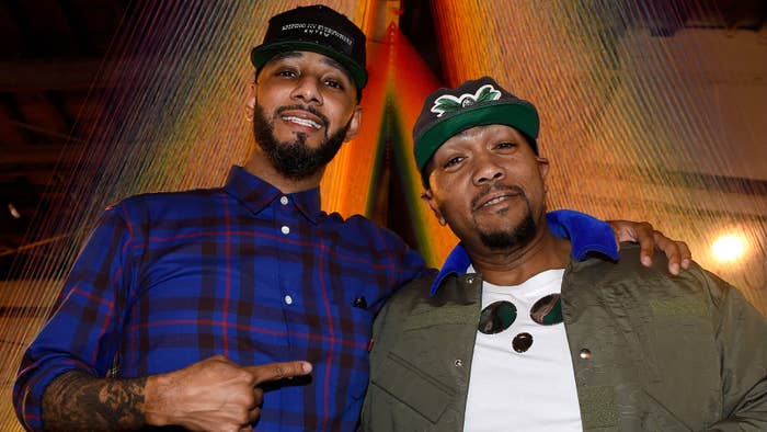 Swizz Beatz and Timbaland in Miami