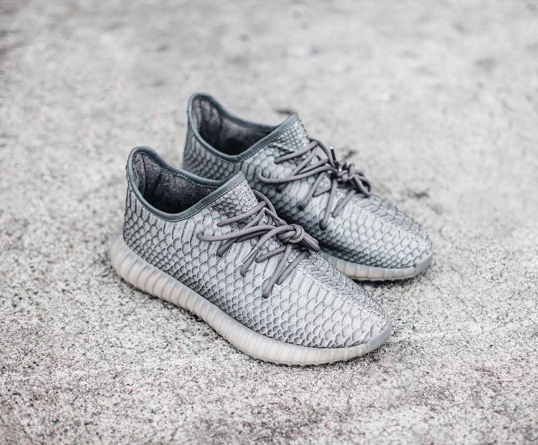 Adidas Yeezy 350 Boost V2 Customs: Python by The Shoe Surgeon