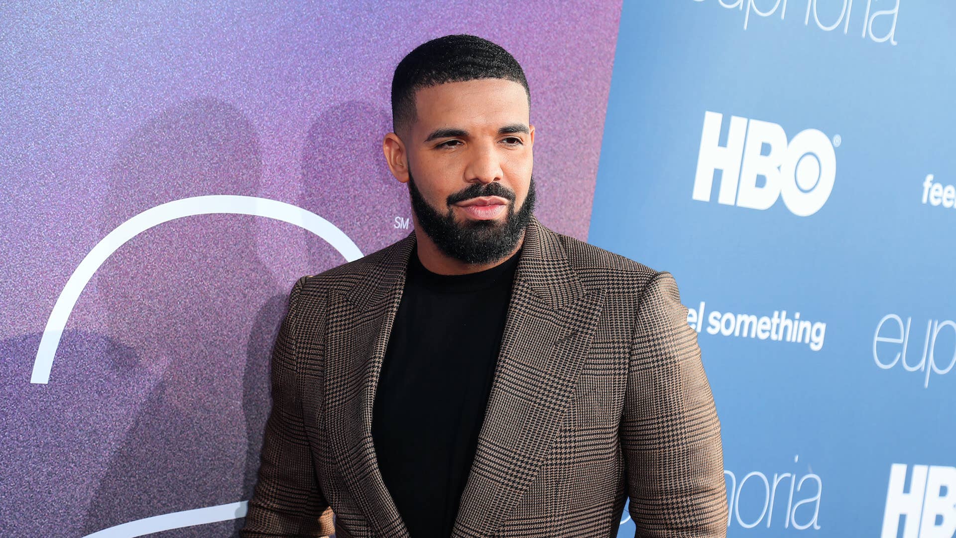 Drake attends the LA Premiere of HBO's "Euphoria" at The Cinerama Dome