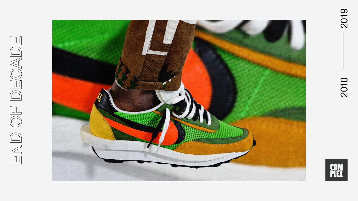 Sacai x Nike LDWaffle in Fashion That Defined the 2010s