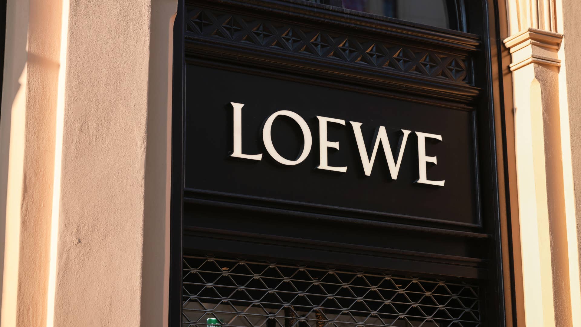 LOEWE logo is pictured on building