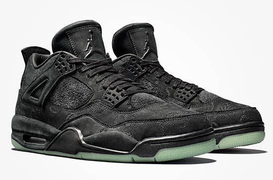 &#x27;Black&#x27; Kaws x Air Jordan 4 930155 001 (Pair)