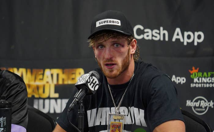 Logan Paul at Hard Rock Stadium in Miami