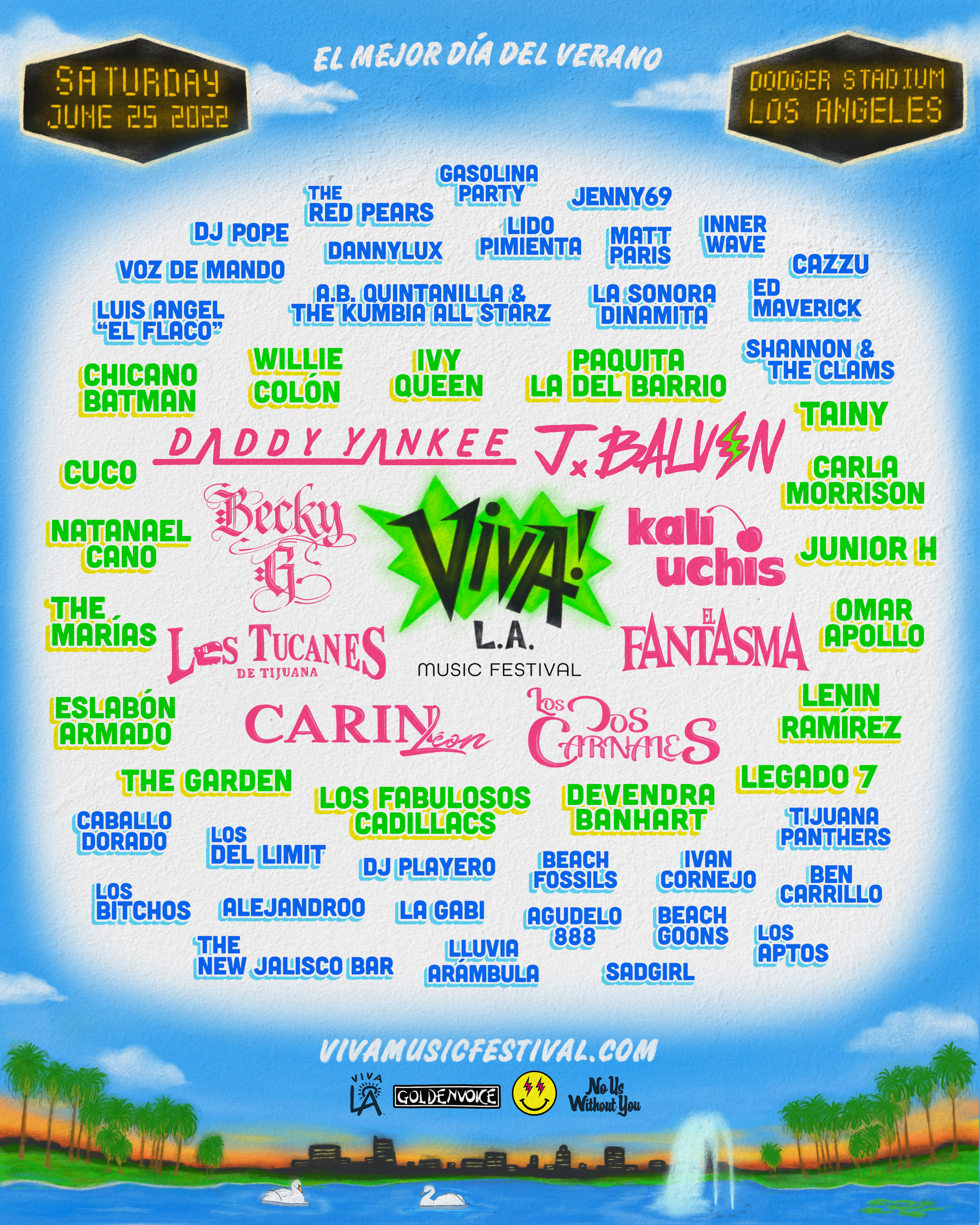 Viva! L.A. Music Festival 2022 lineup