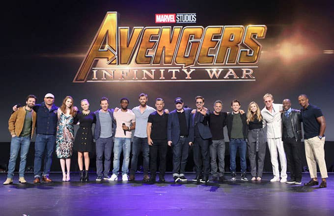 The cast of &#x27;The Avengers: Infinity War&#x27;