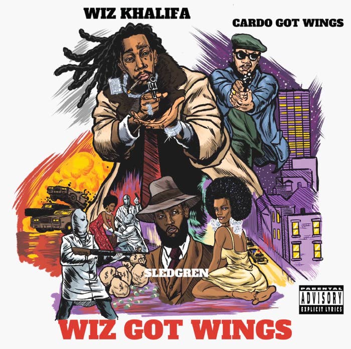 Wiz Khalifa shares new mixtape &#x27;Wiz Got Wings&#x27; produced by Cardo and Sledgren