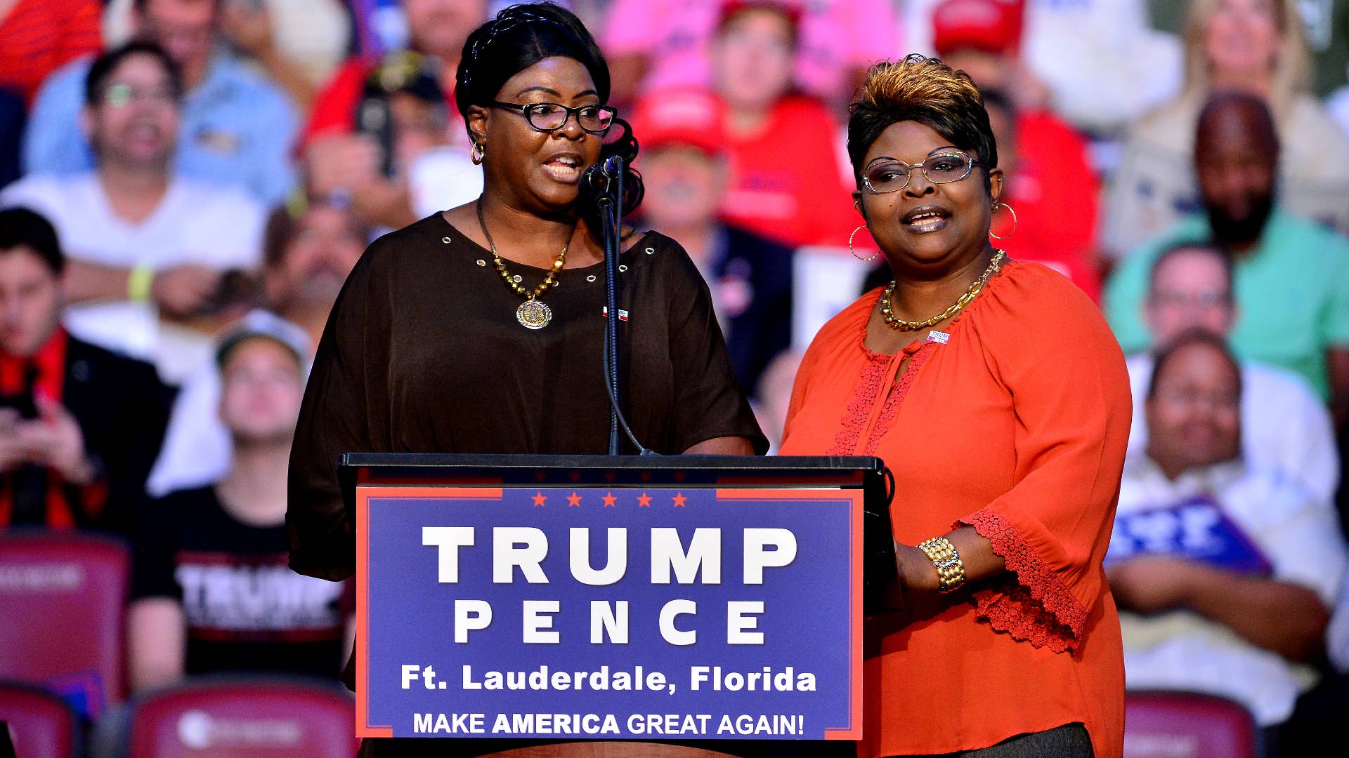 Diamond and Silk at a Trump rally in Florida