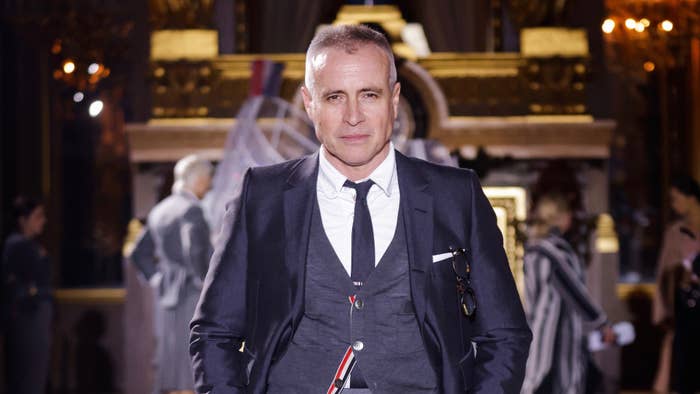 Designer Thom Browne poses for a portrait