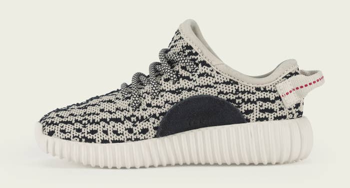 Infant Yeezy Boost Turtle Dove Medial