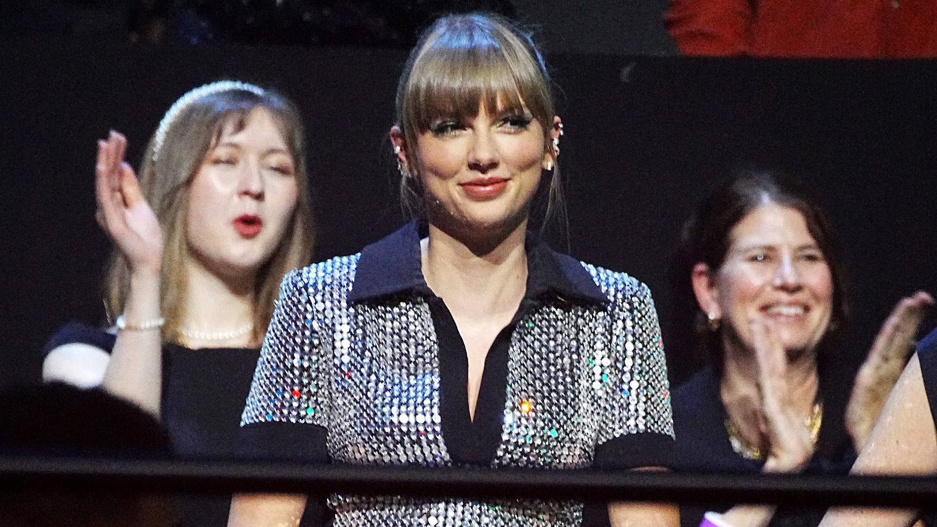 Taylor Swift is seen at an awards show