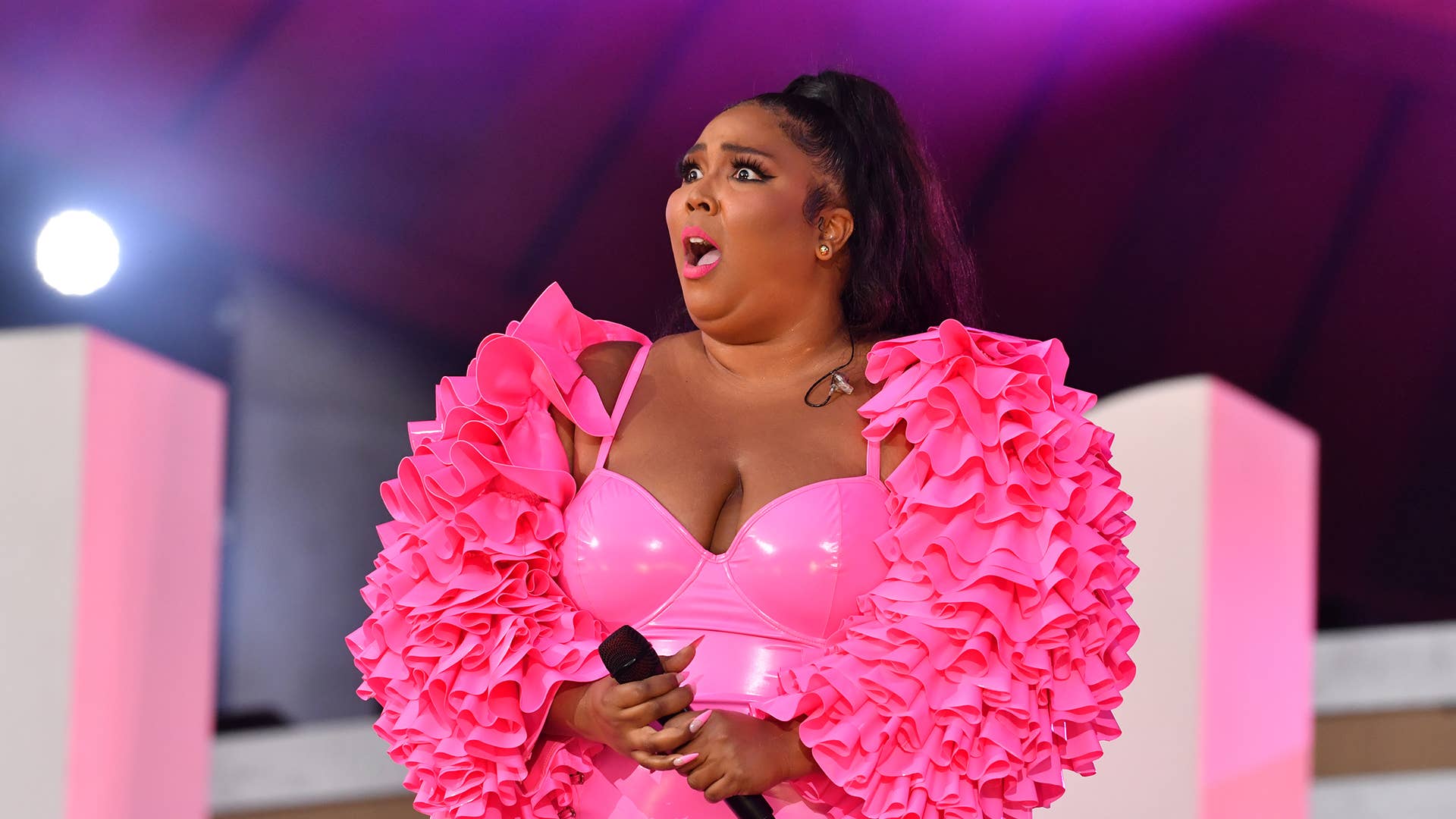 Lizzo at Global Citizen Live on September 25, 2021 in New York City