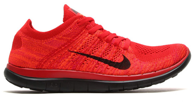 Nike free 4. hot sale flyknit black