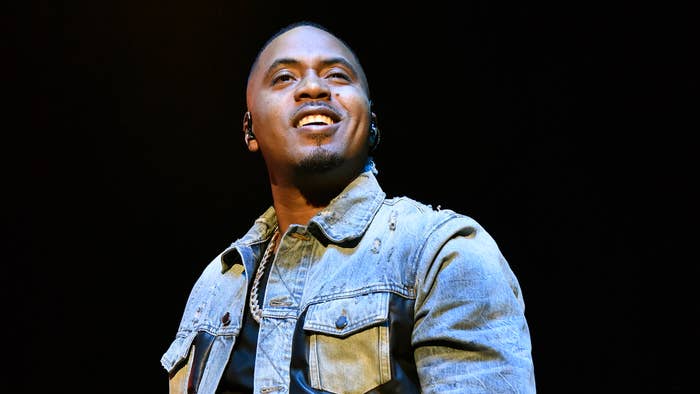 Nas performs during EMBA Fest 2020 at Oakland Arena