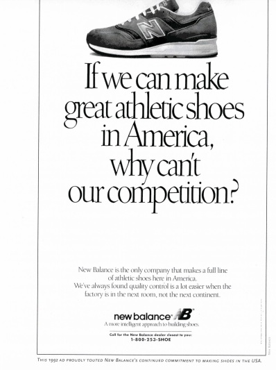 Is new balance hot sale an american company