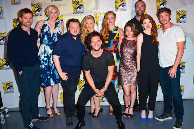 'Game of Thrones' cast in 2014.