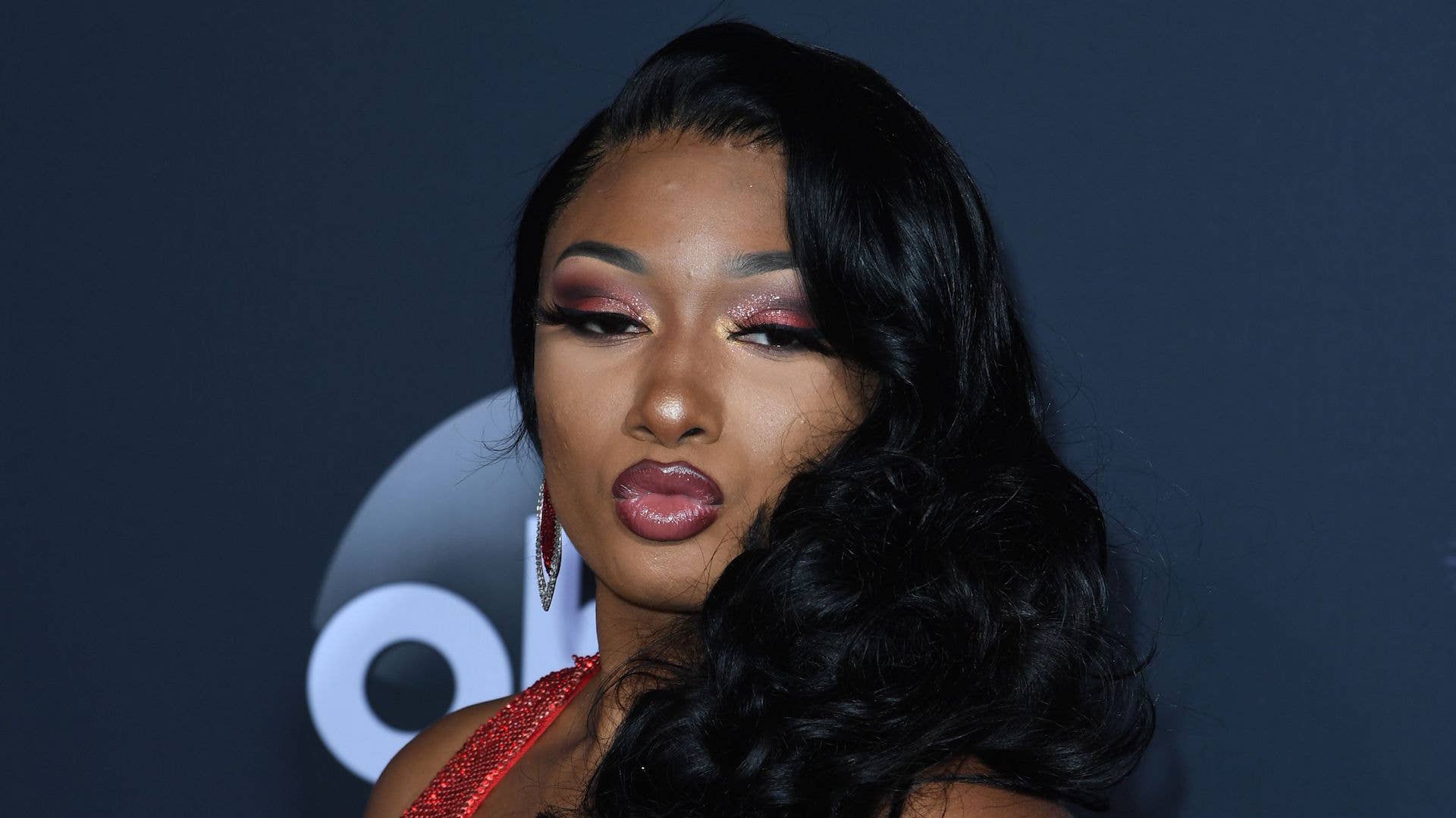 Megan Thee Stallion arrives for the 2019 American Music Awards