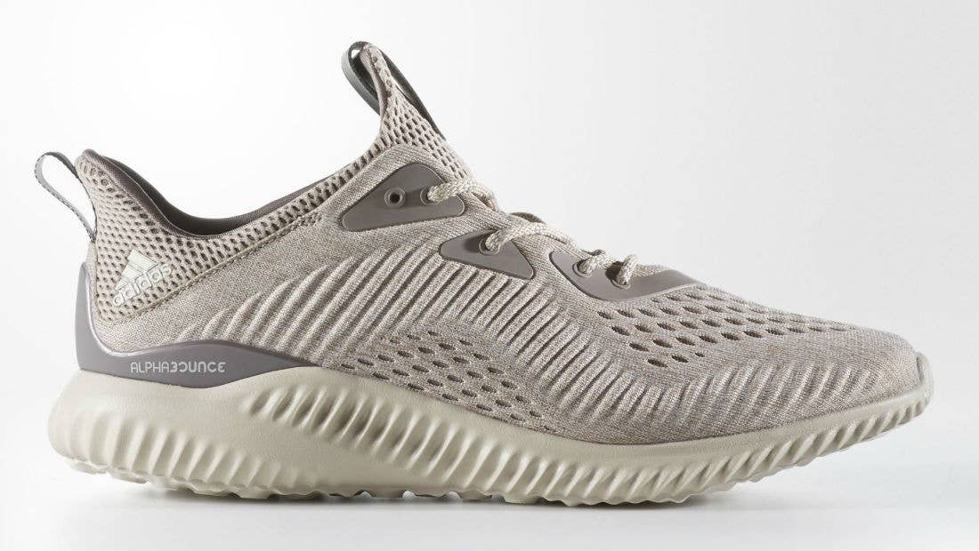 Adidas AlphaBounce EM Tech Earth Clear Brown Crystal White Profile