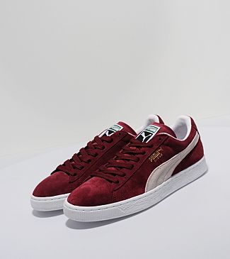 Puma suede 2025 cabernet white