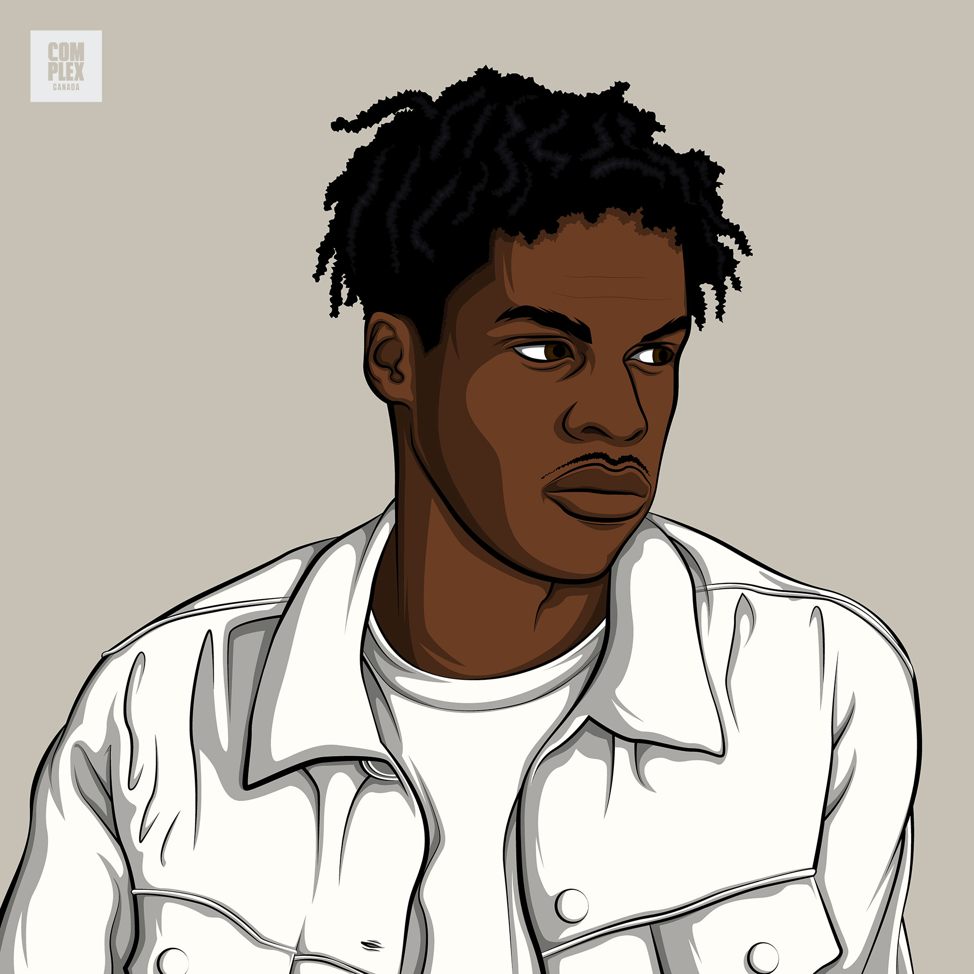 Daniel Caesar illustration